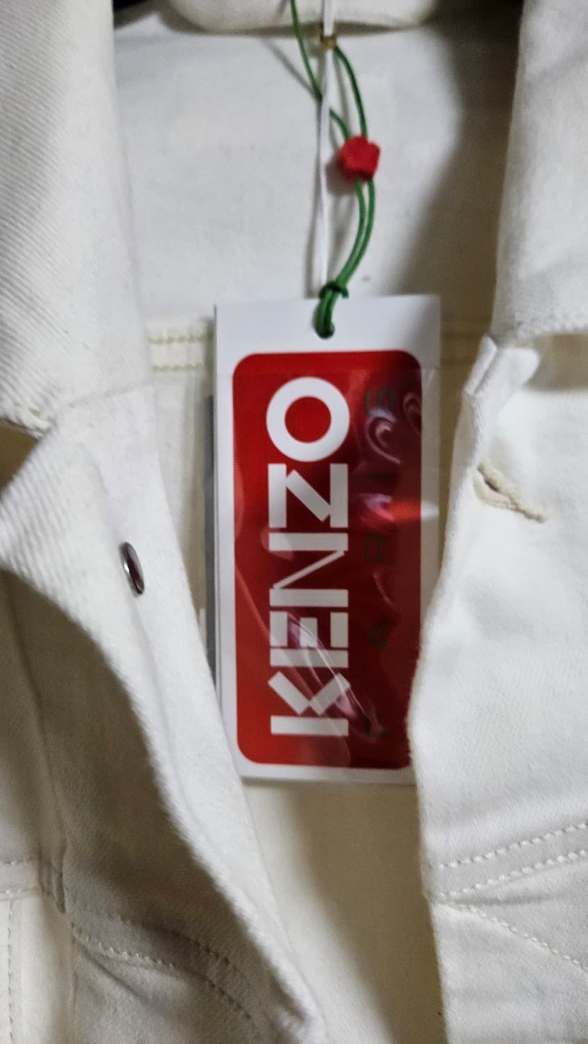 겐조 데님 자켓 화이트 정품 신품 110만원짜리 상품이미지2