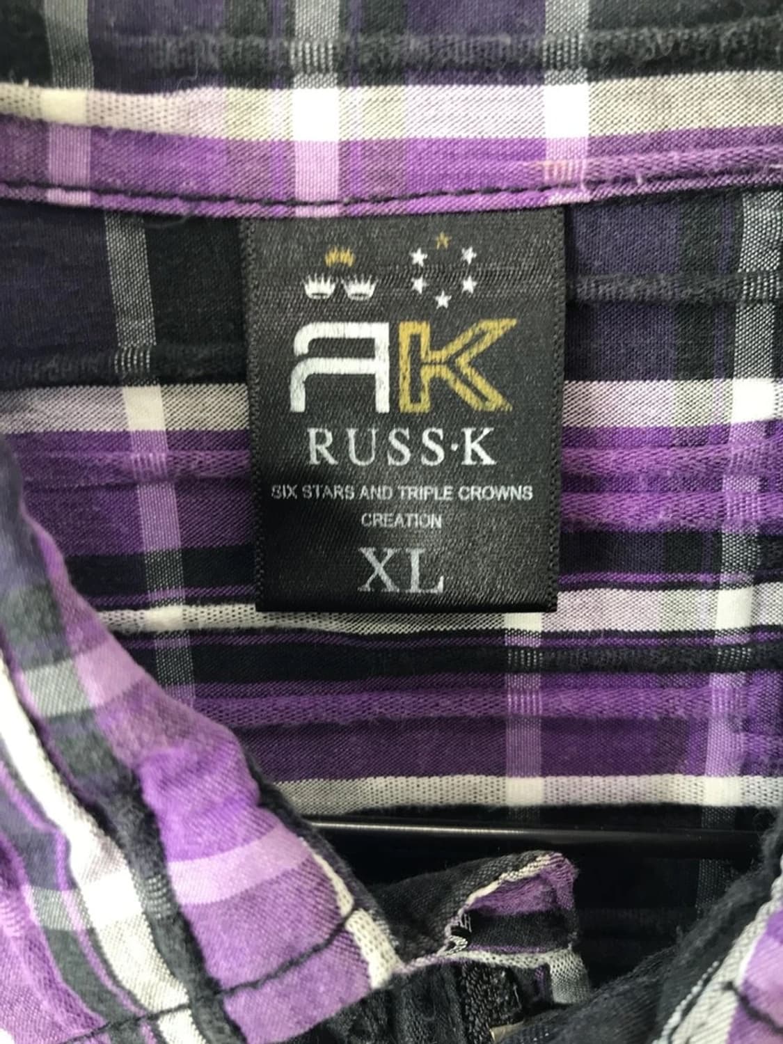 RUSS-K Purple Plaid Shirt 상품이미지8