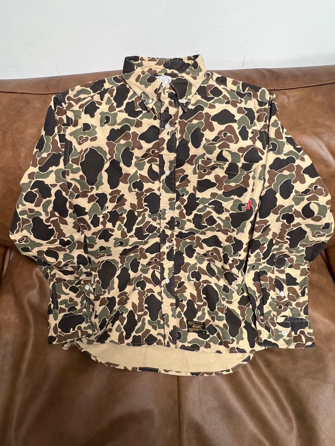 [XL] WTAPS 카모플라쥬 밀리터리 셔츠 상품이미지1