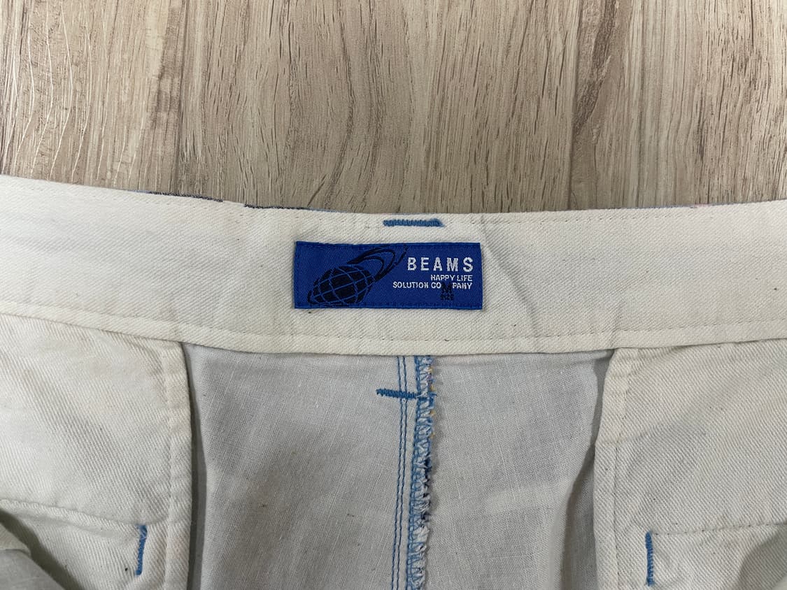 31~32) 빔즈 샴브레이 파스텔체크 하프팬츠(일본제) 상품이미지3