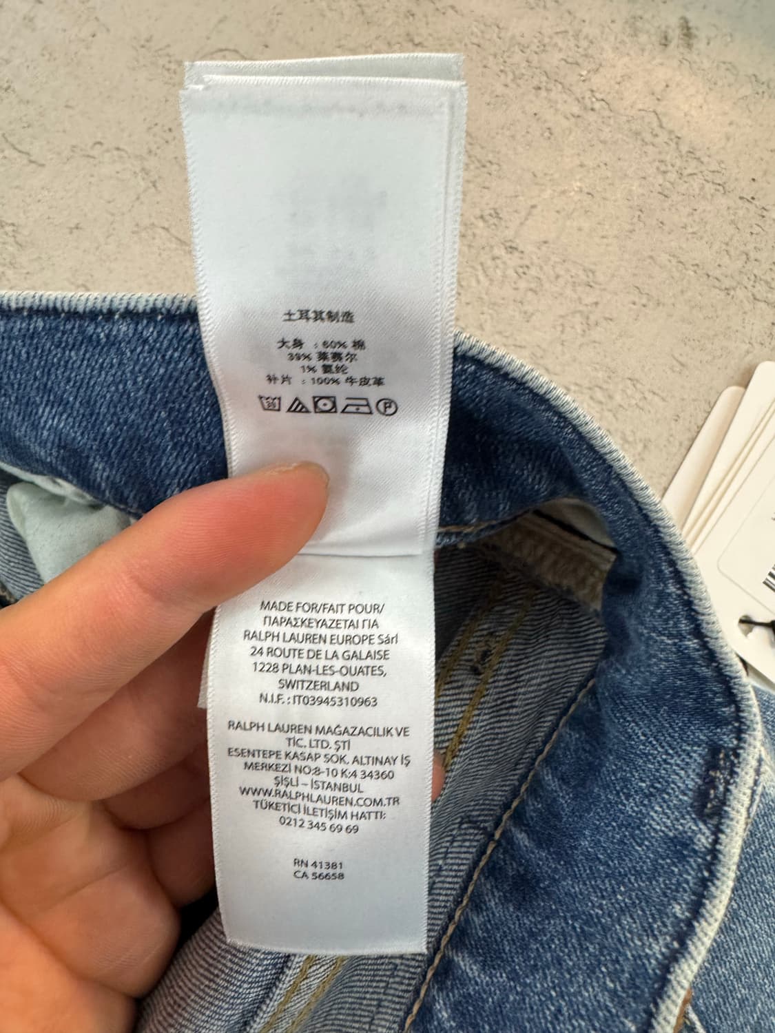 폴로 랄프로렌 sullivan 데님 팬츠 34 상품이미지10