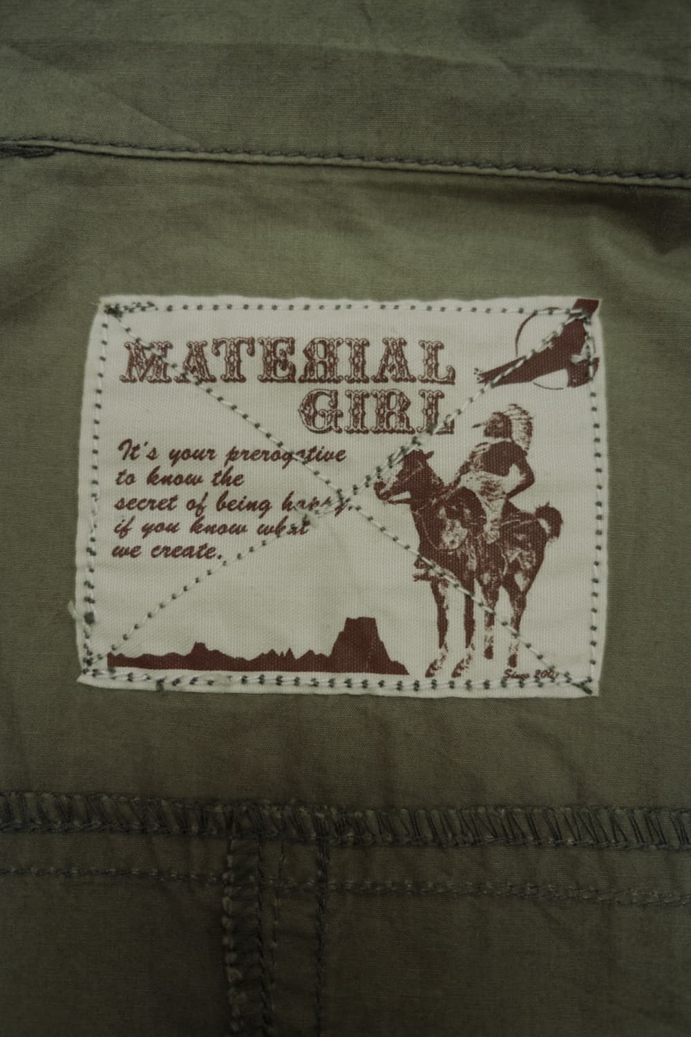 빈티지 워크웨어 투웨이 원피스 하이넥 밀리터리 y2k 자켓 상품이미지10