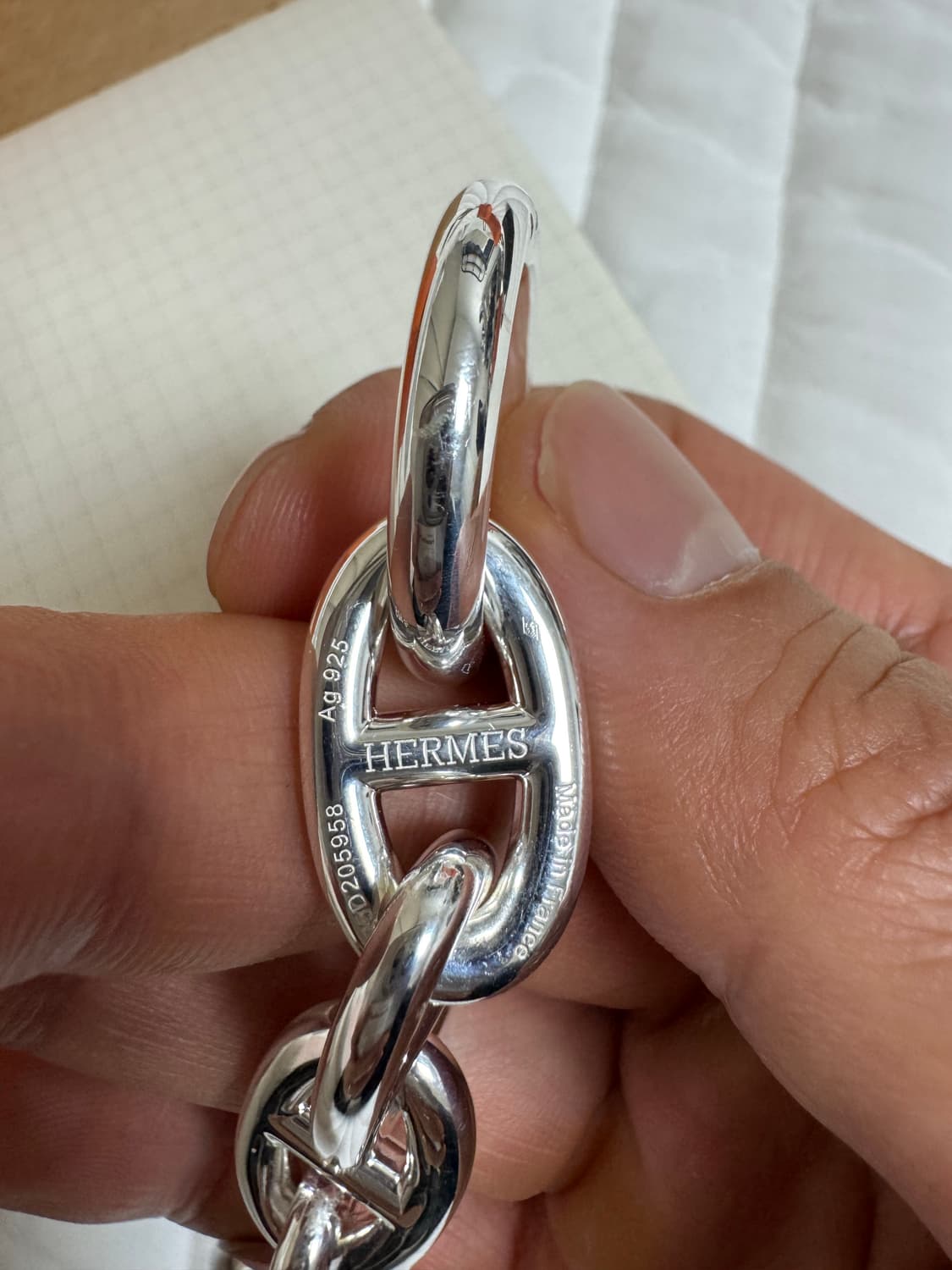 에르메스 샹달팔찌 TGM 16링크 상품이미지4