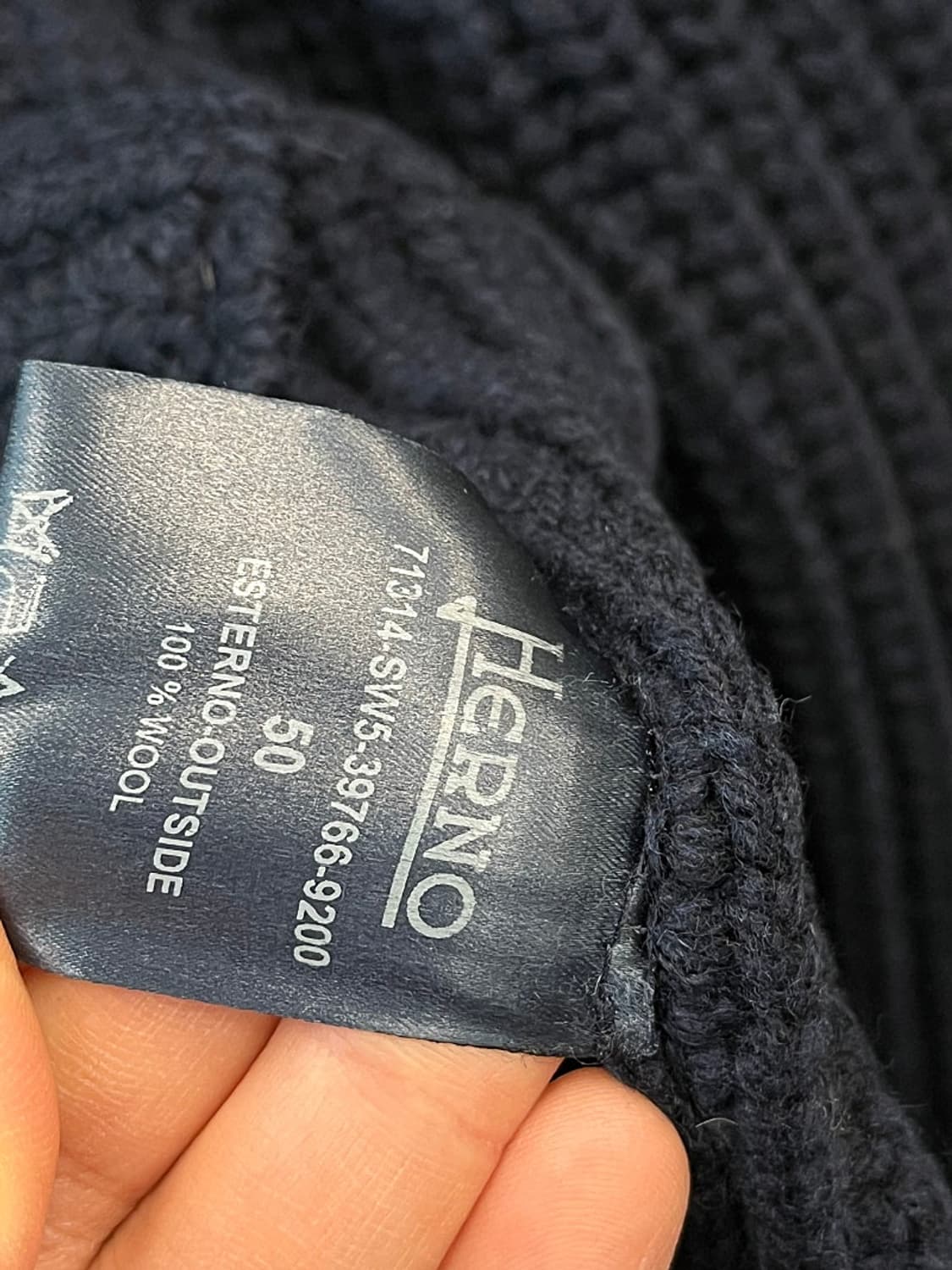 100) 에르노 와플 롱니트  상품이미지5