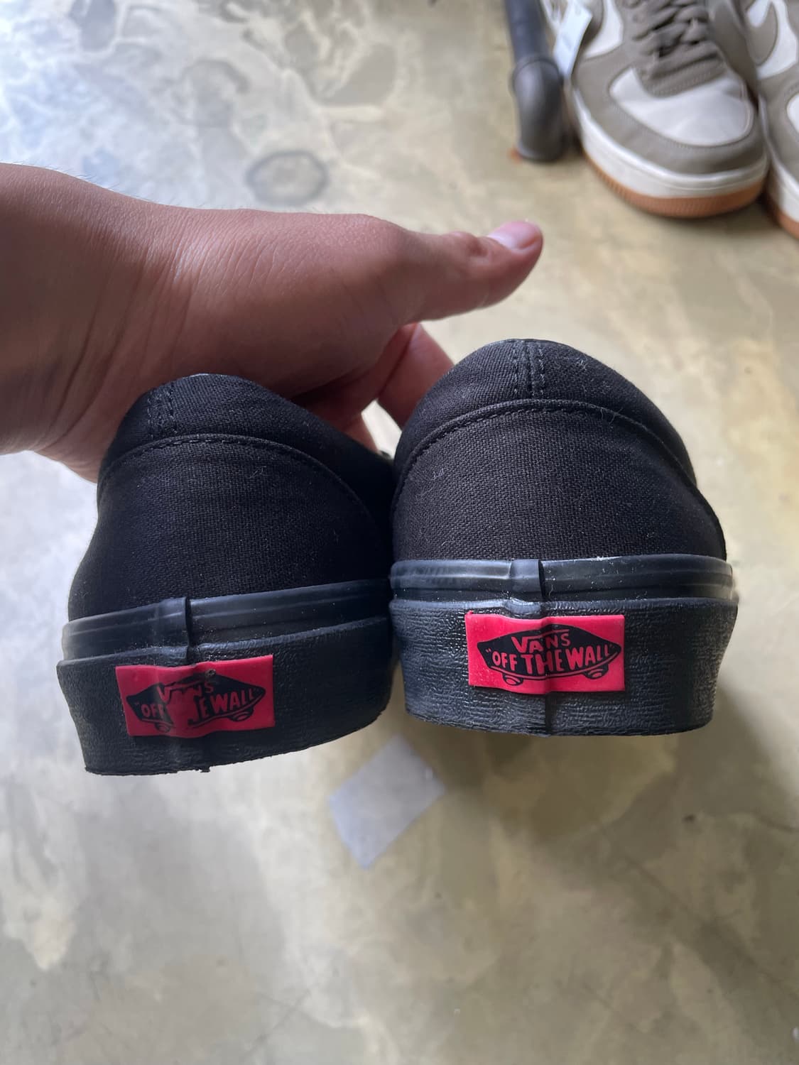 Vans 슬립온 블랙 265 상품이미지5
