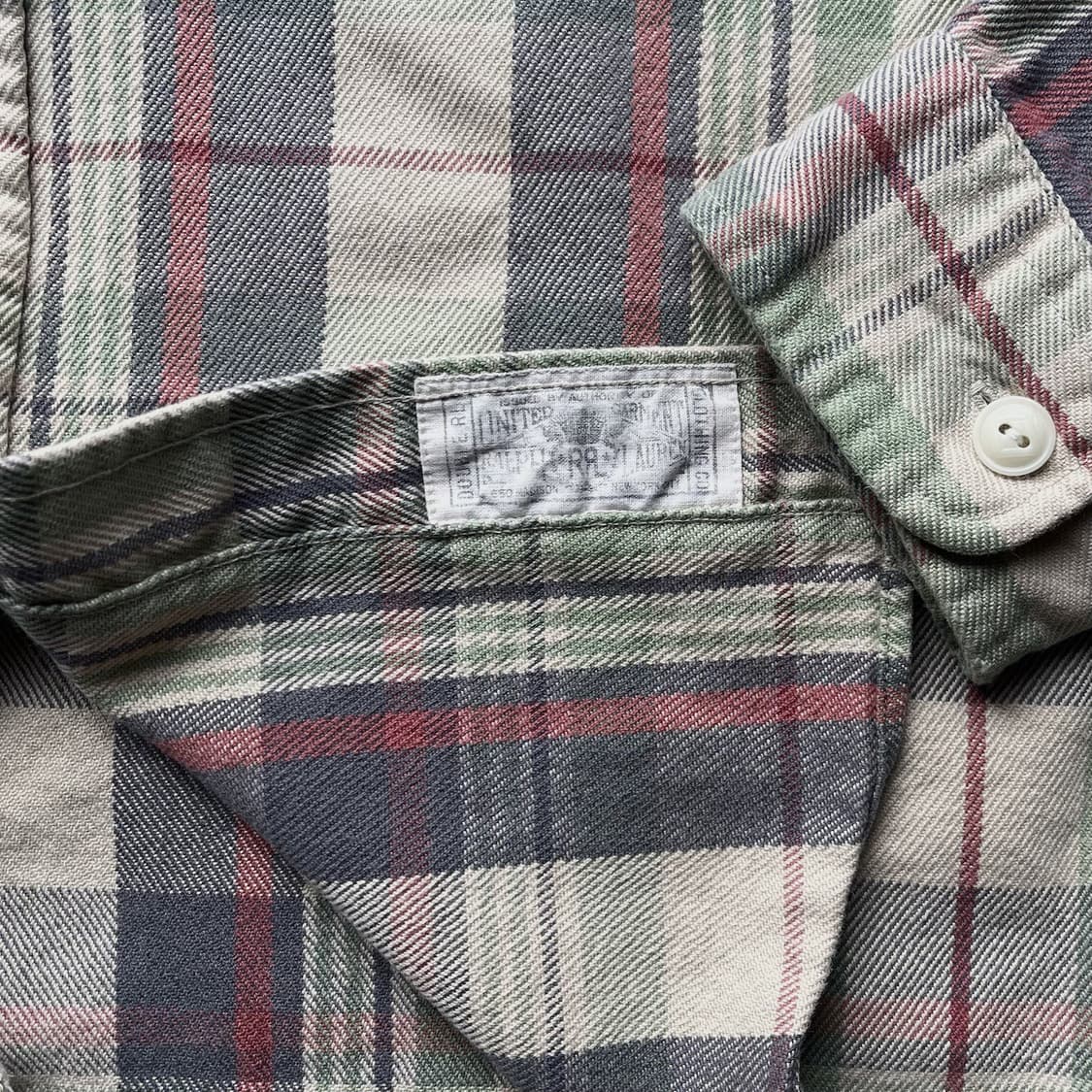 90s RRL 더블알엘 플란넬 체크 셔츠 상품이미지3