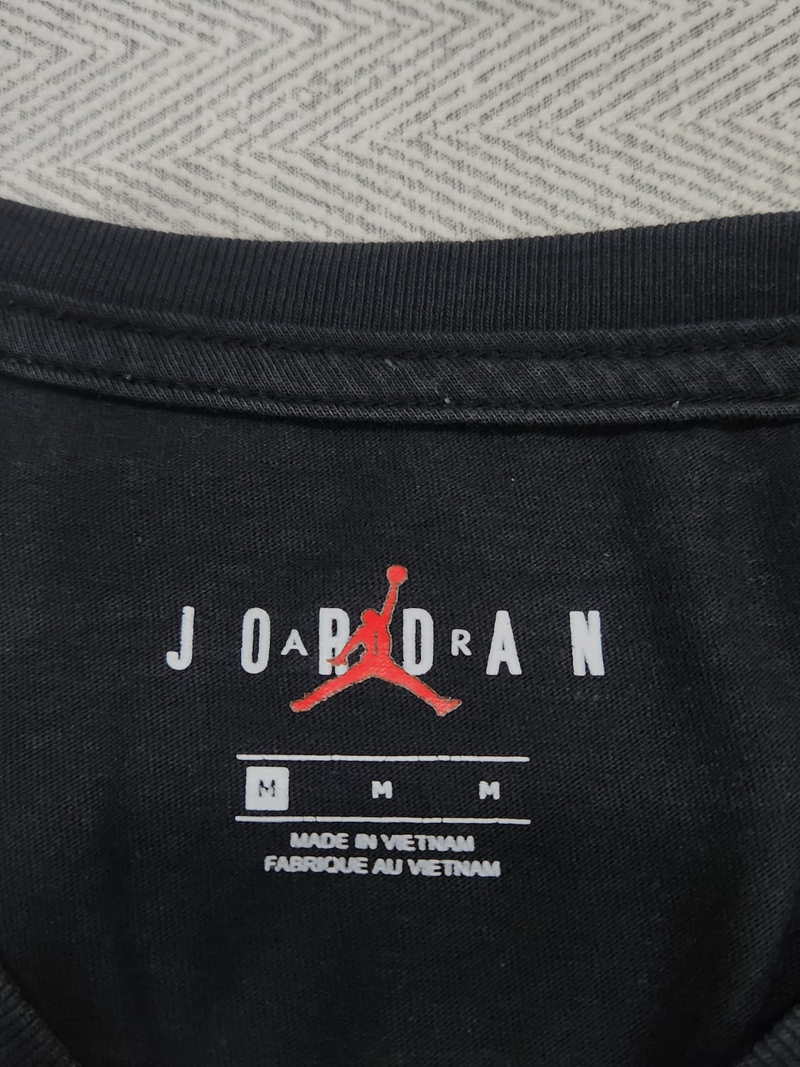 [M] 조던 점프맨 블랙 반팔 티셔츠 상품이미지4