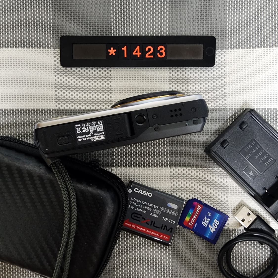 카시오 엑슬림 EX-ZR 10 디지털카메라 파우치포함 상품이미지5