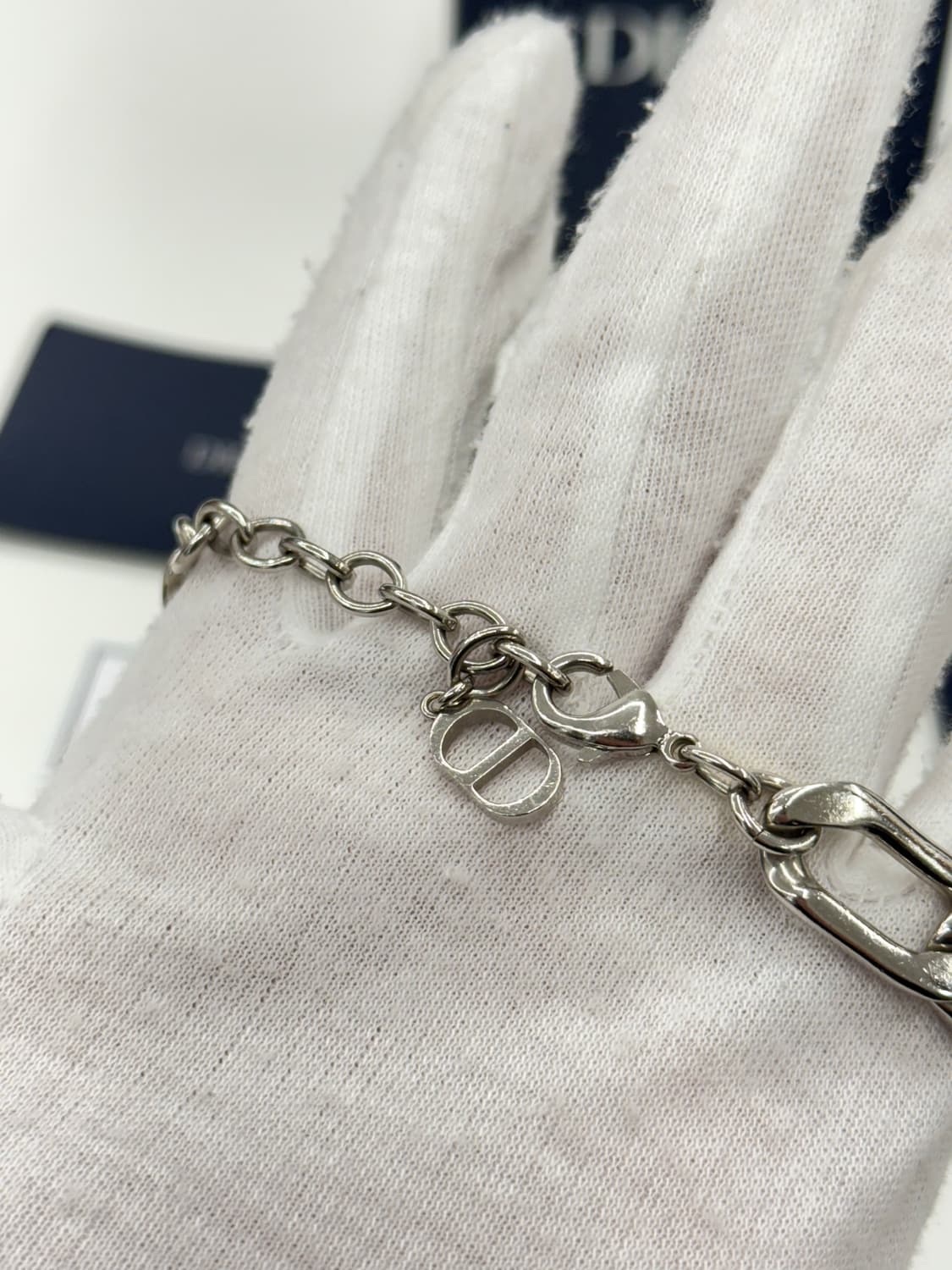 [OS] 디올 꾸뛰르 로고 체인 팔찌 상품이미지6