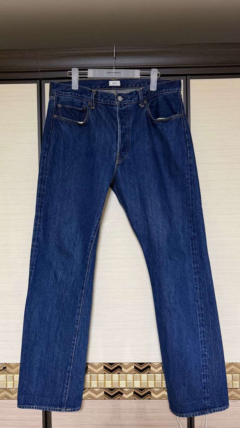 Ciota 스트레이트 데님 다크블루34 팝니다 상품이미지1