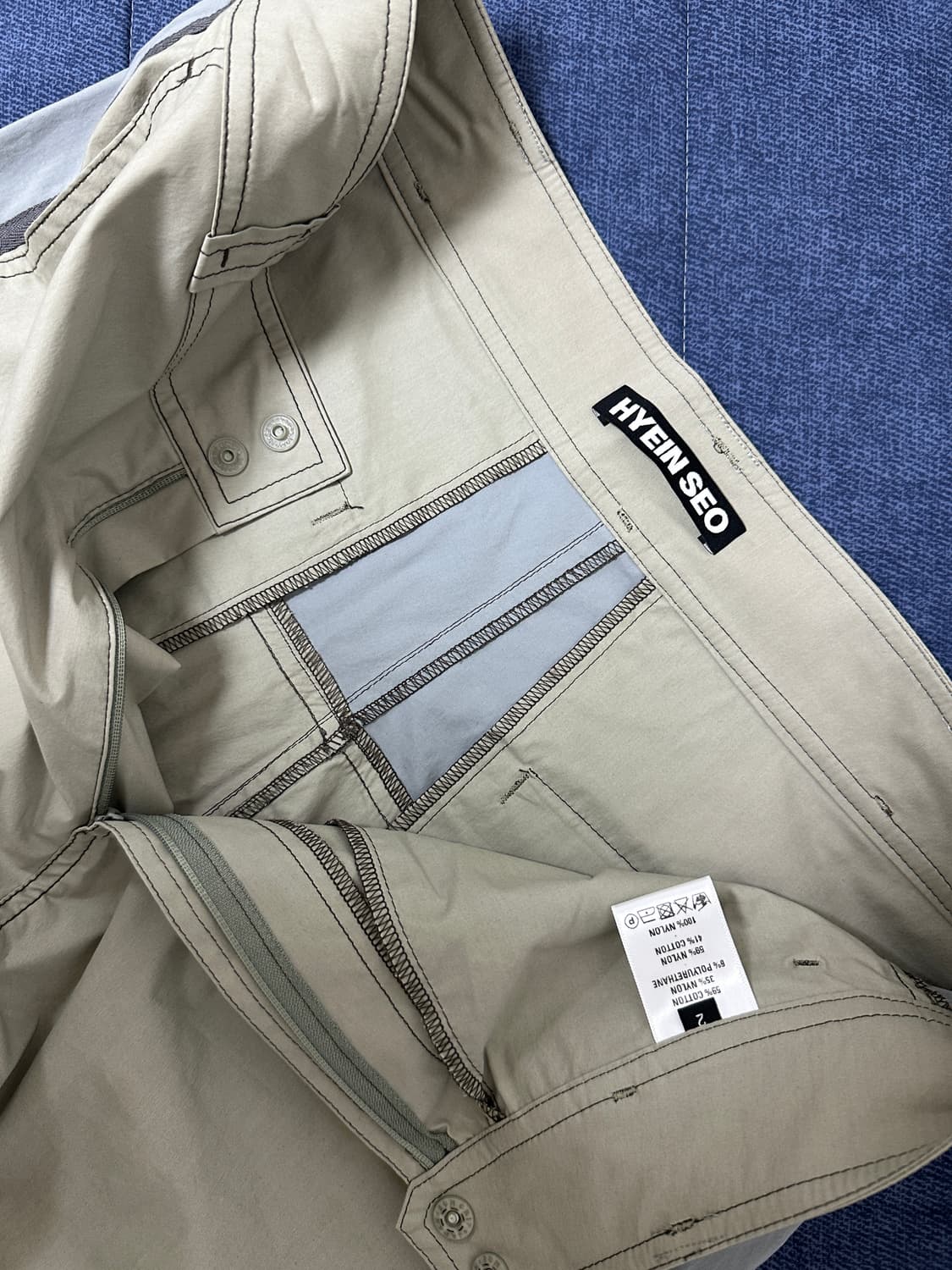 혜인서 슬레이트 패널 팬츠 2사이즈 새상품 상품이미지4