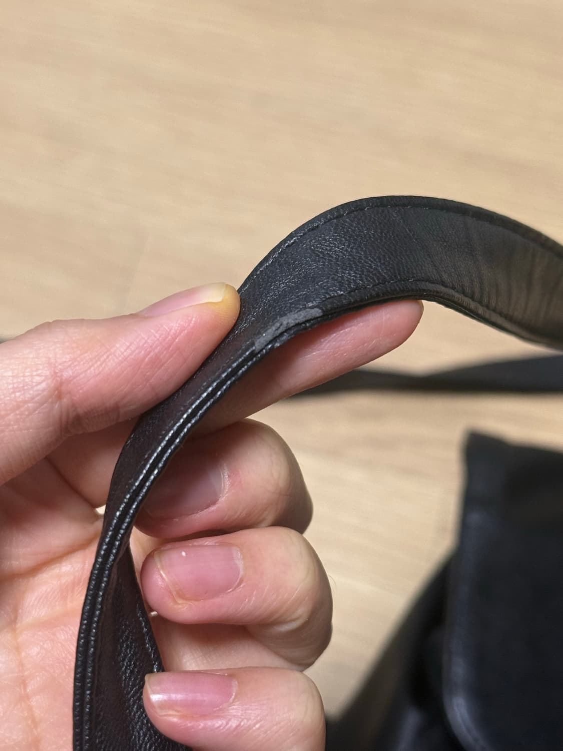 (반택포) 큐리티 가죽 백팩 상품이미지7