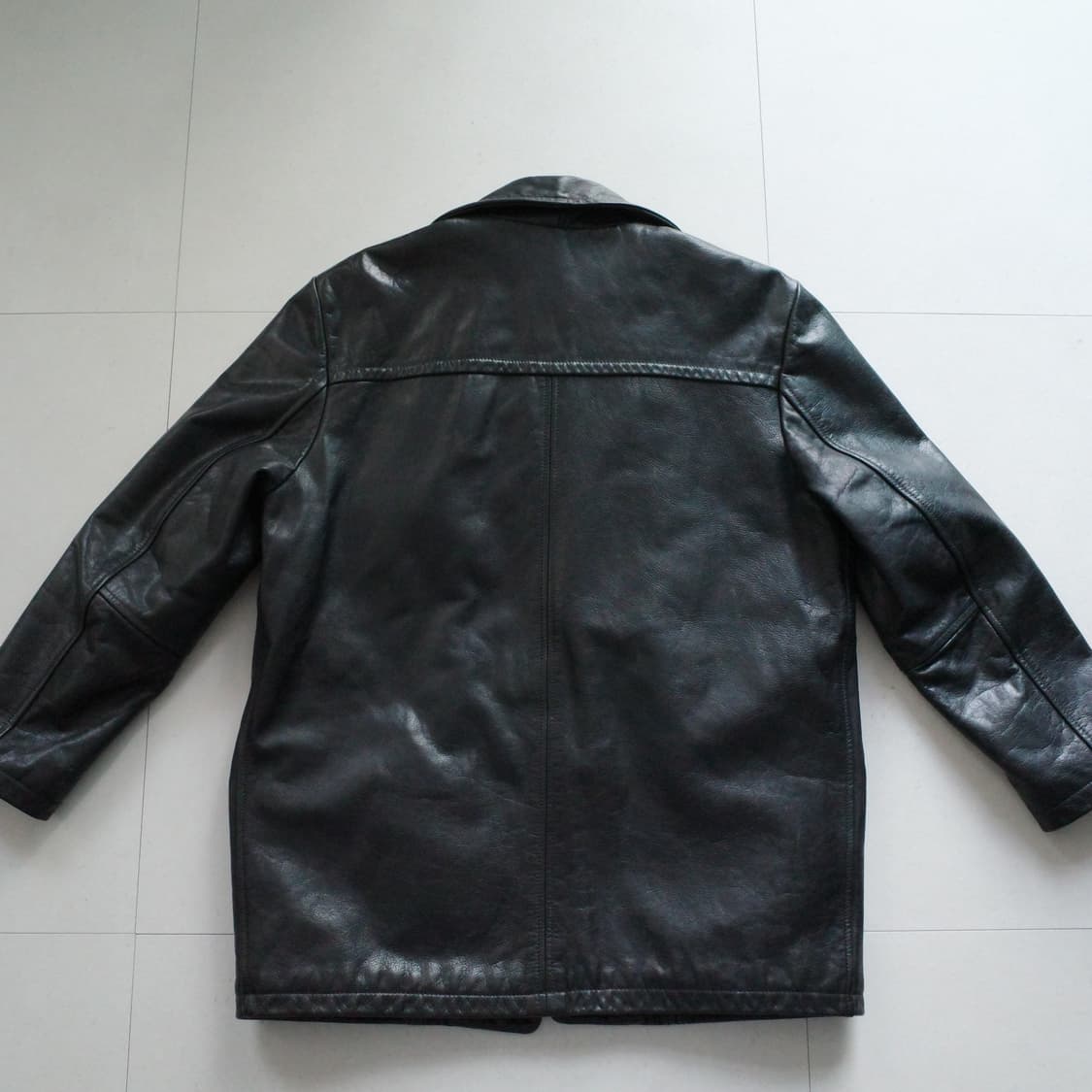 90s 리바이스 렌치 웨스턴 리얼 레더 자켓 M 상품이미지6