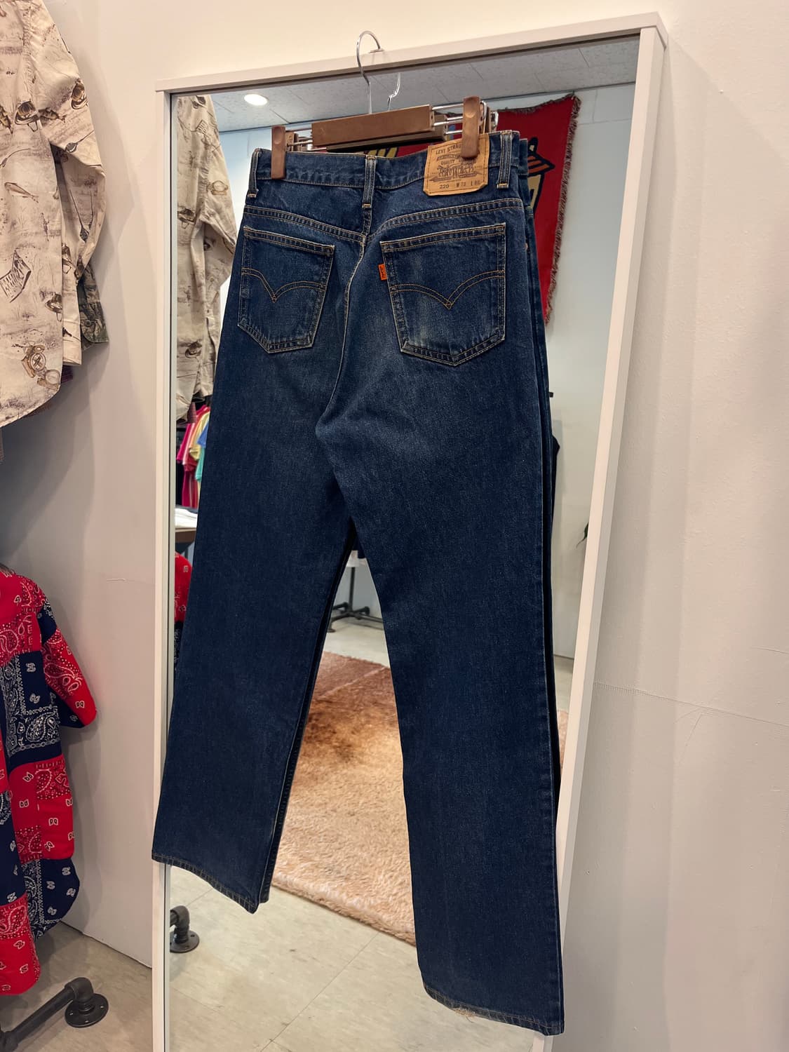 00s Levis 리바이스 220 오렌지탭 데님 팬츠 (30inch) 상품이미지4