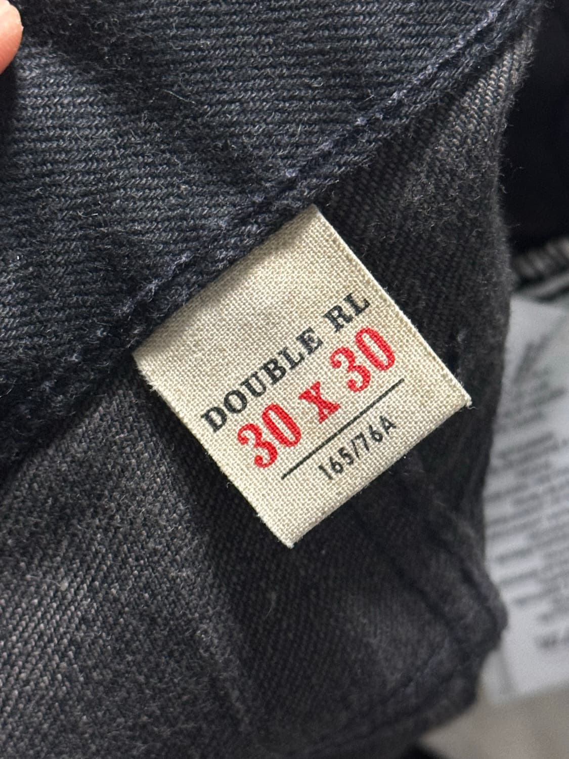 [30/30] RRL 빈티지 5포켓 블랙온블랙 상품이미지5