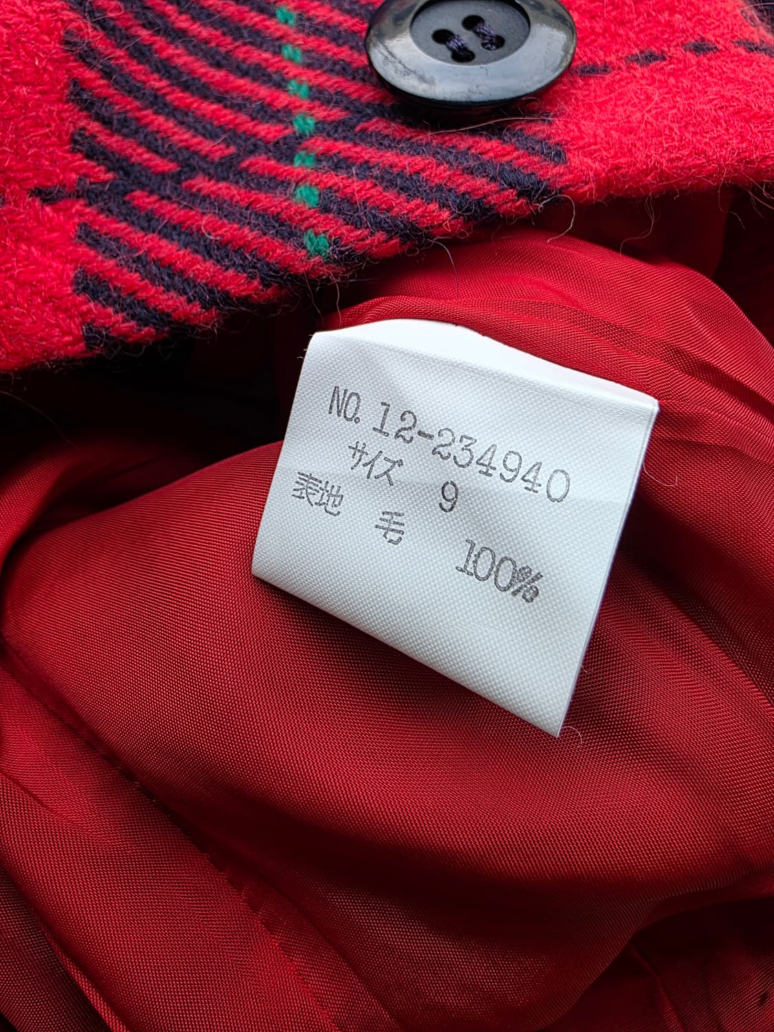 체크 울 자켓 상품이미지4