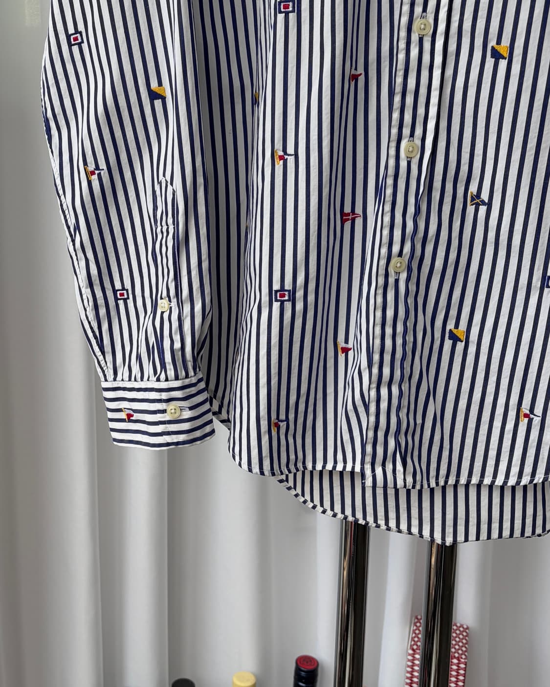 [M]폴로 랄프로렌 플래그 스트라이프 포플린 셔츠 상품이미지5