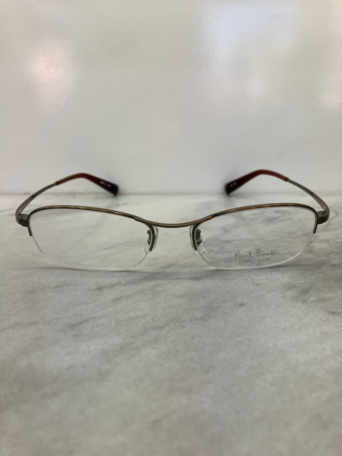 폴 스미스 Paul Smith 엔틱 황동 소프트 스퀘어 반무테 상품이미지6