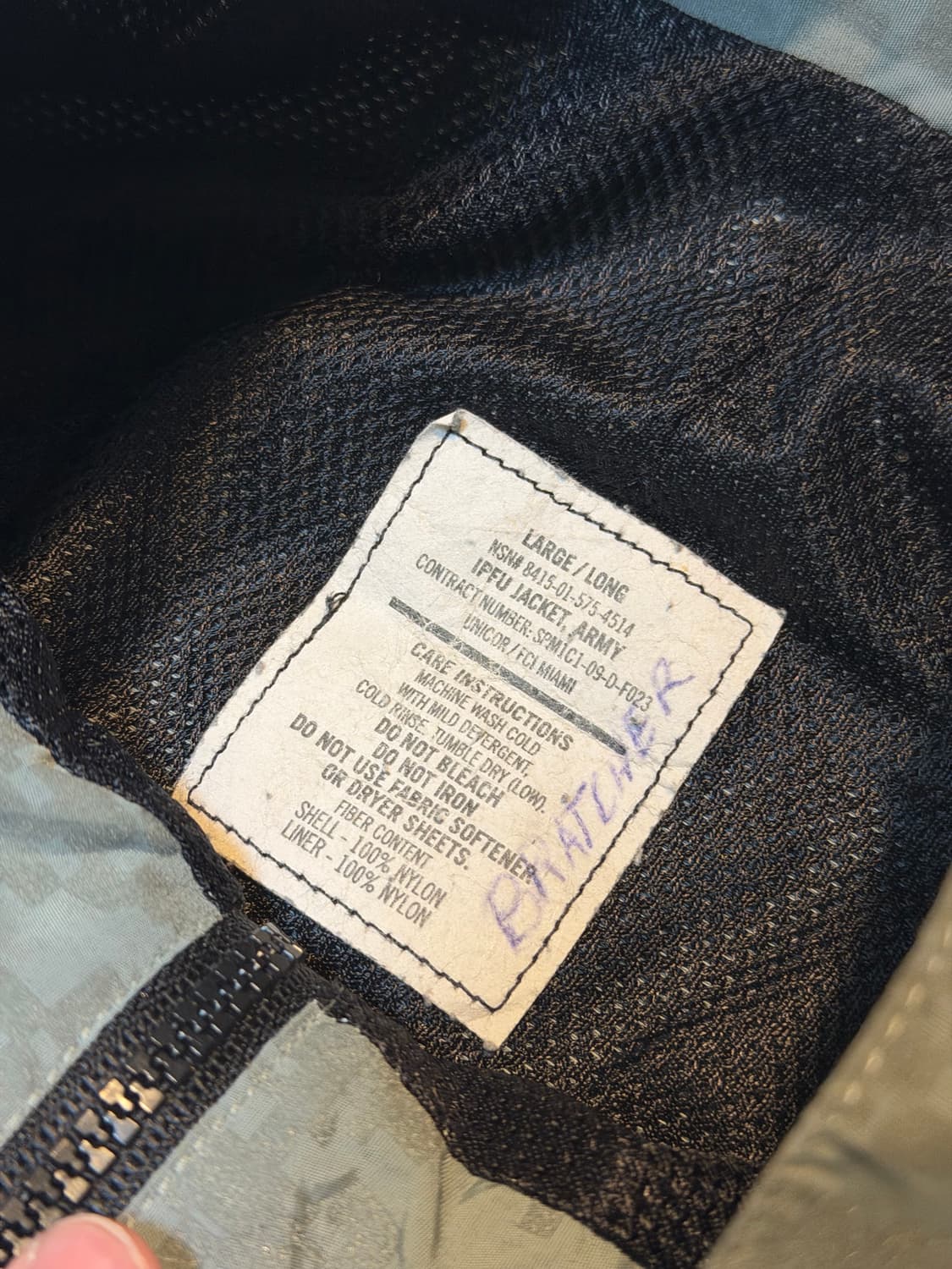 OG ARMY 미군 ipfu 바람막이 자켓 상품이미지4