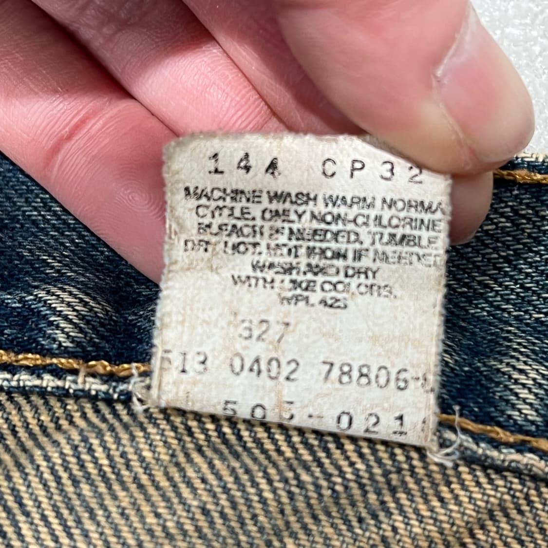 usa 리바이스 디스트로이드 데님팬츠 s09580 상품이미지8