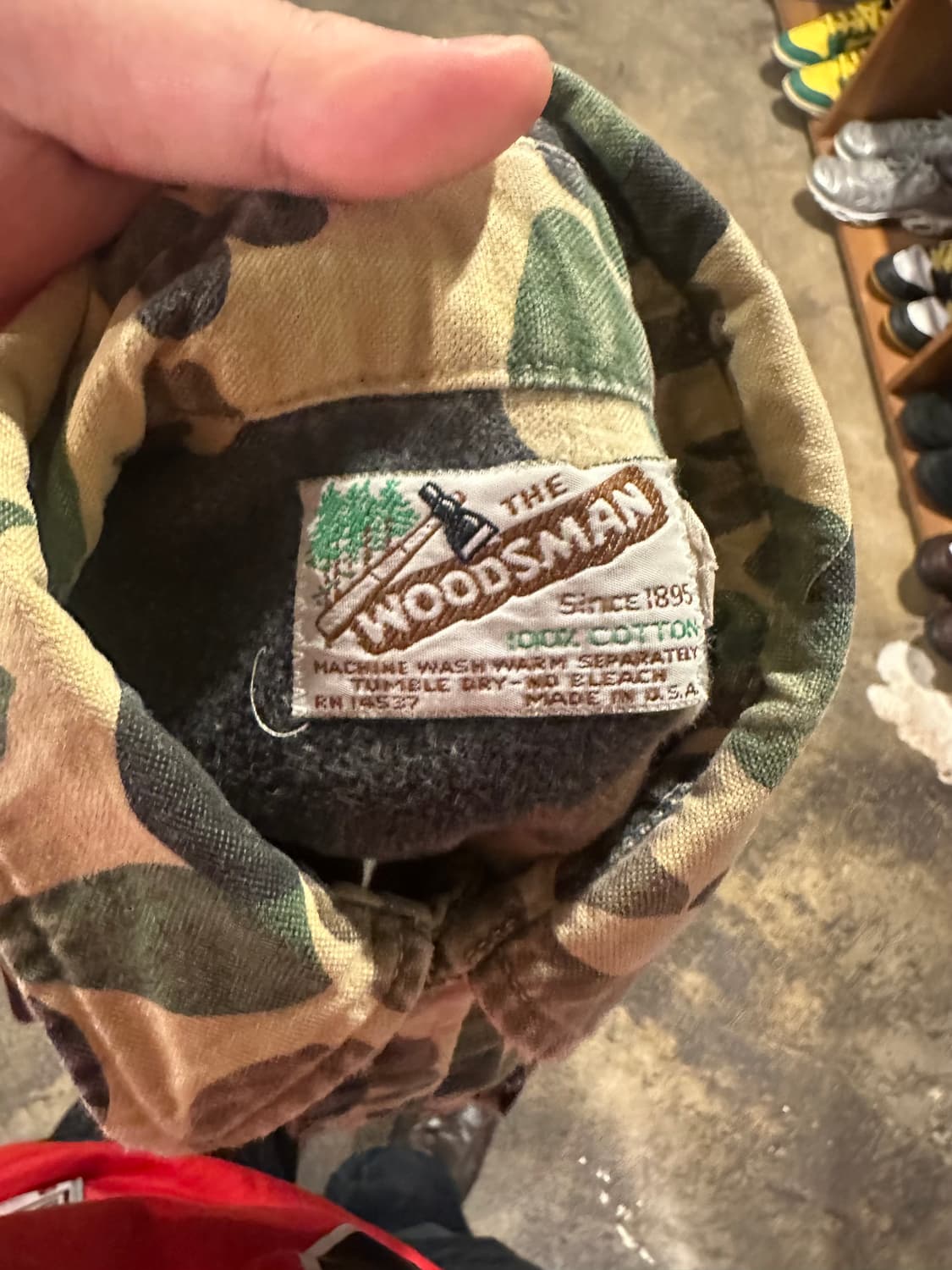 빈티지 90s 덕 카모 셔츠  상품이미지3