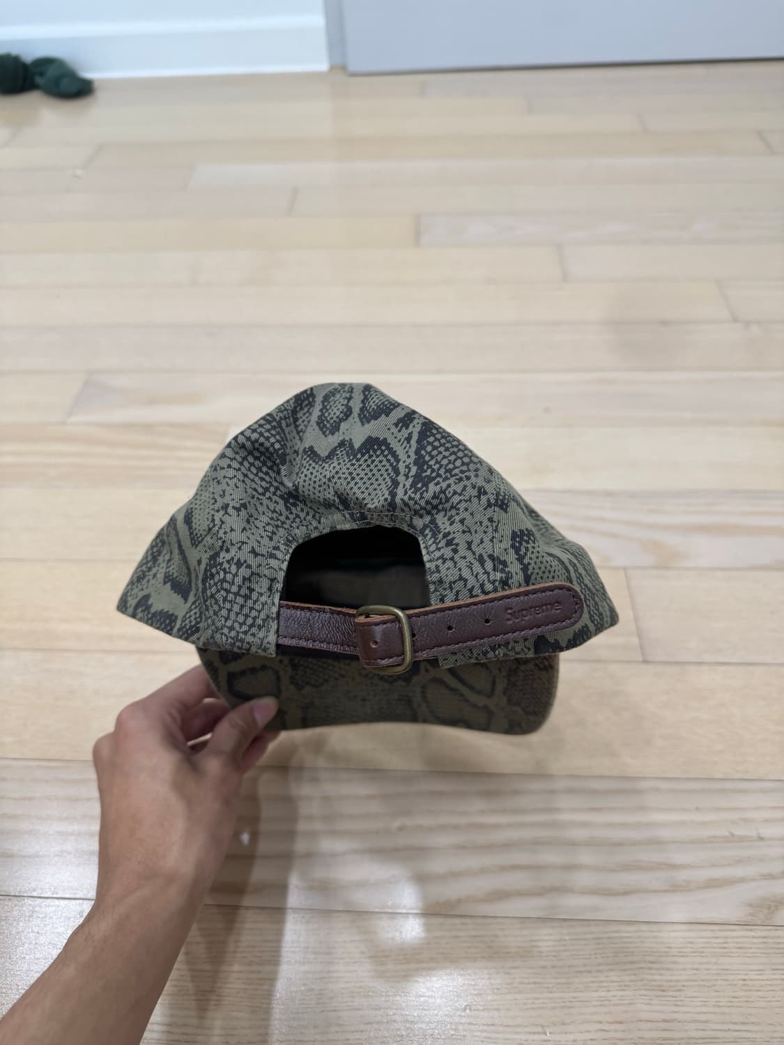 슈프림 워시드 치노 트윌 캠프캡 스네이크 - 24SS 상품이미지6