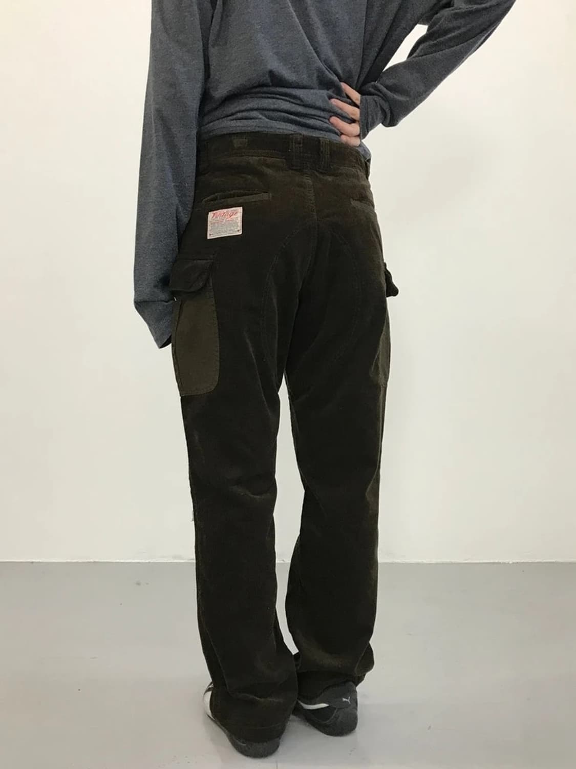 BACK NUMBER Vintage Corduroy Cargo Pants 상품이미지2