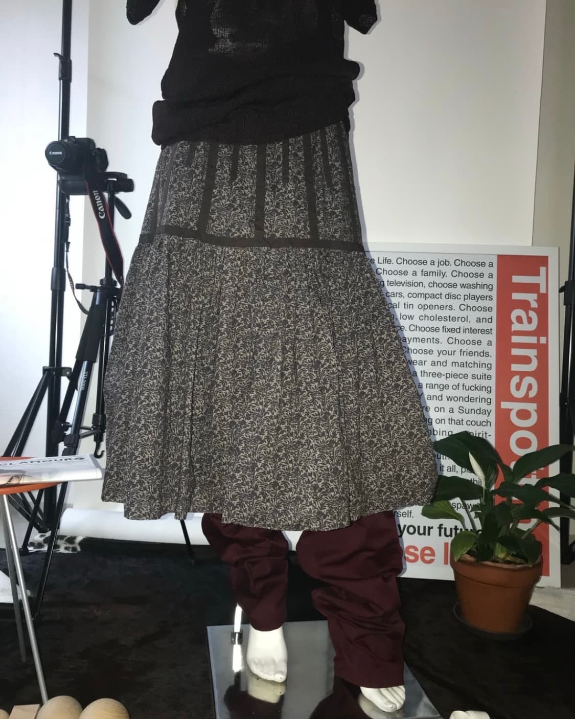 Flower Pattern Long Skirts 상품이미지1