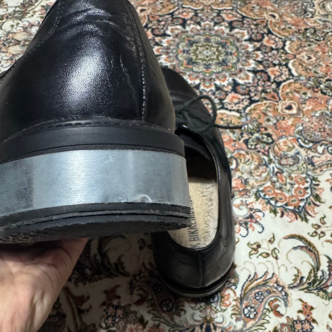 Dirk Bikkemberg 90's metal heel derby 42 상품이미지6