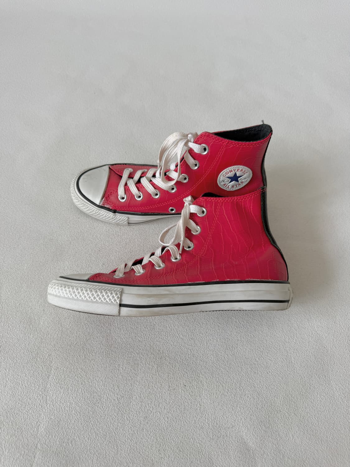 컨버스(Converse) 스투시 크록 레더 하이(13년도 출시,속 깔창X 상품이미지1