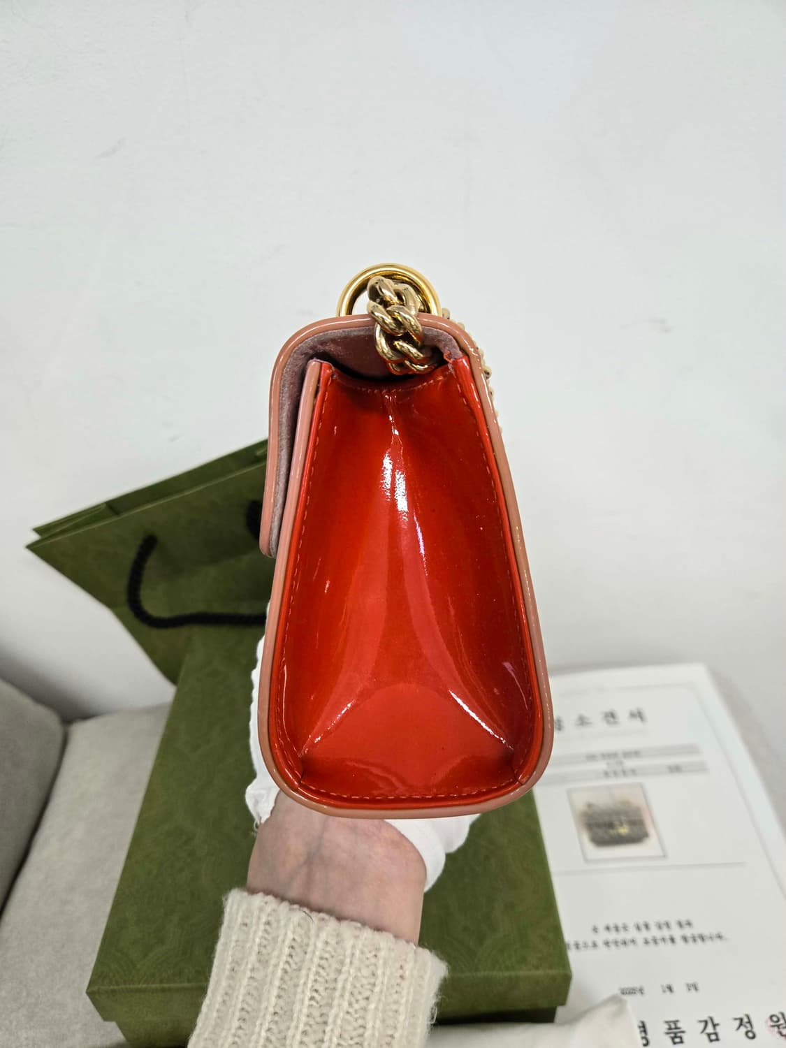 [보증서 정품] 구찌 패들락 체인백 상품이미지2