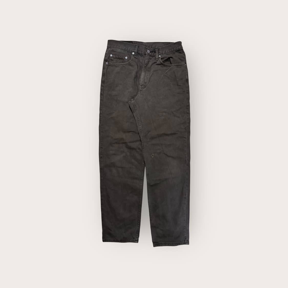 90s USA 리바이스 550 다크 올리브 데님 W32 상품이미지1