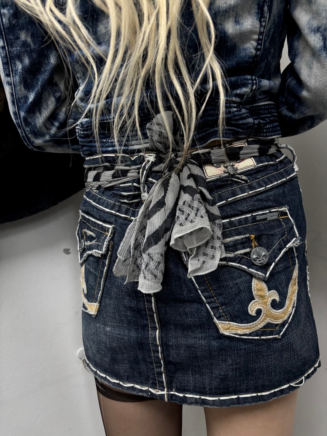 Laguna beach 00’s BackCross Skirts 상품이미지1