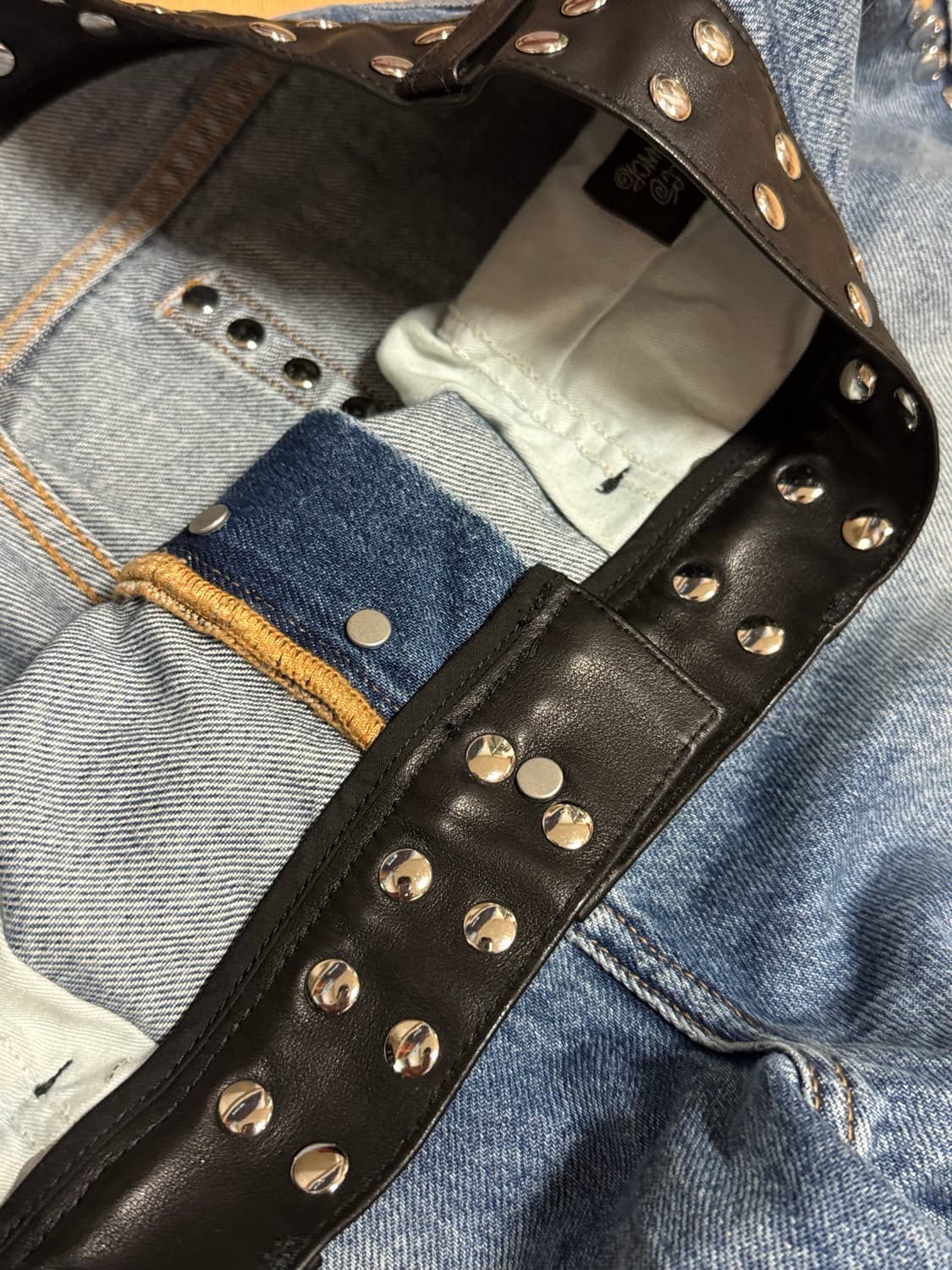 [36] 스투시 웨일즈보너 스터드 진 워시드 블루 상품이미지6