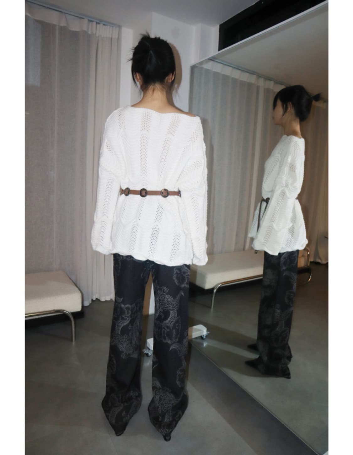 팁씨 dragon vintage denim pants 상품이미지4