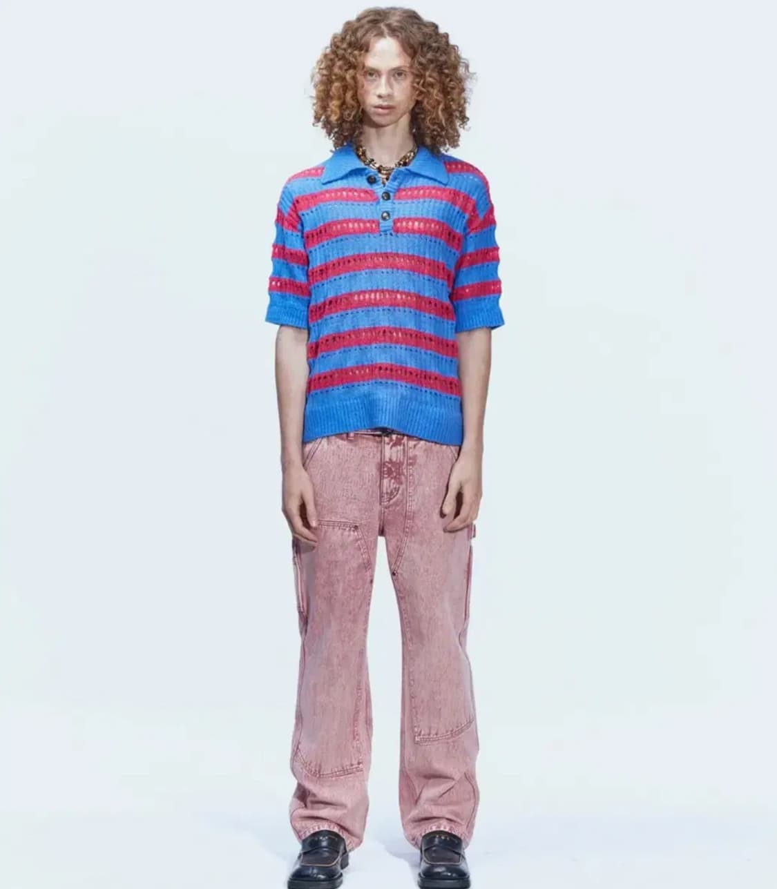 앤더슨벨 버블 폴로 니트 XL 상품이미지1