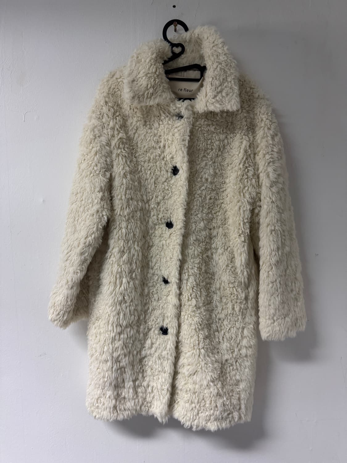 여성 re fleur 리플레르 뽀글이 퍼 코트 상품이미지1