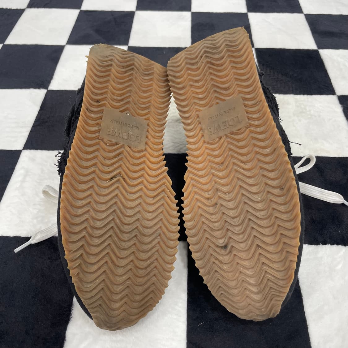 정품) LOEWE 로에베 빈티지 데님 FLOW 러너 스니커즈 240mm 상품이미지8