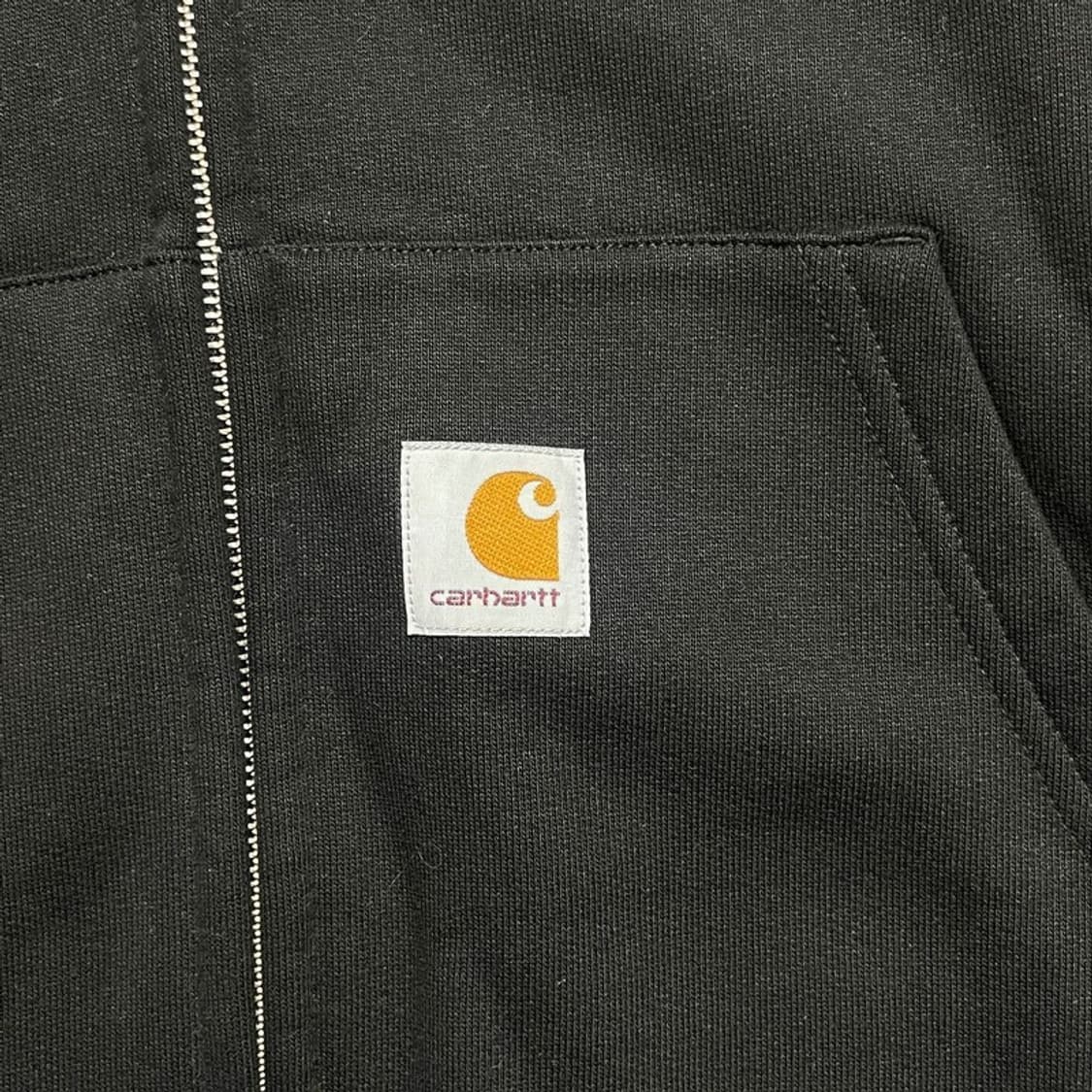 CARHARTT 기모 후드 집업 블랙 XL 상품이미지2