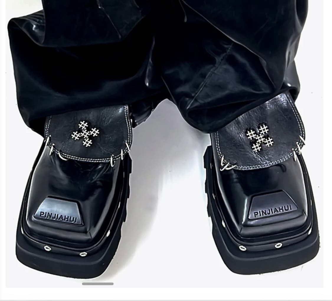 펑크 청키힐 더비 블랙 245 상품이미지4