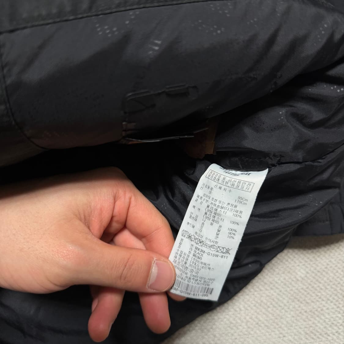 몽벨 EX800 고어텍스 패딩 파카 상품이미지4