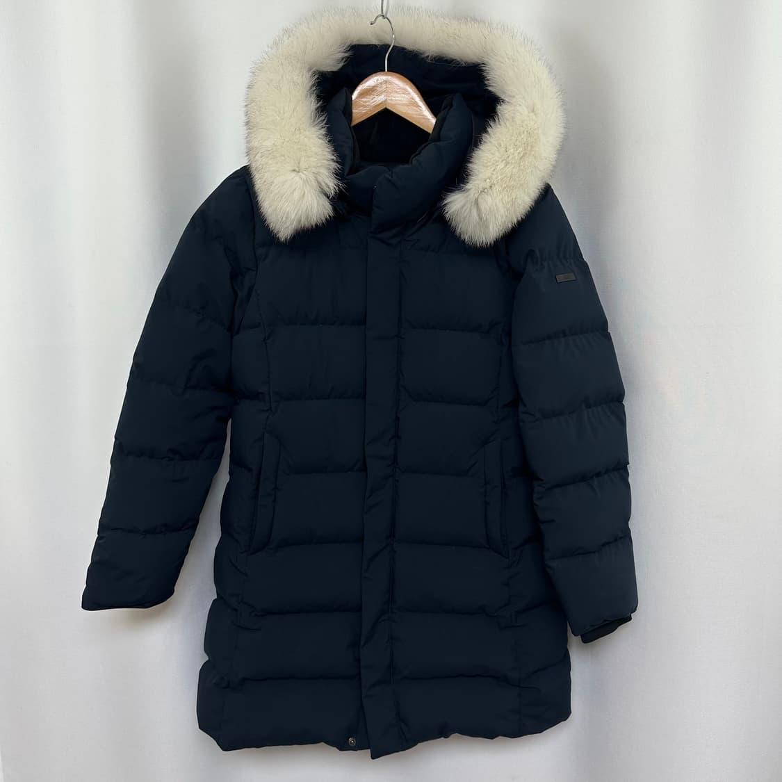  케이투 k2 여자 여우퍼 거위털 패딩 점퍼 네이비 100 상품이미지1