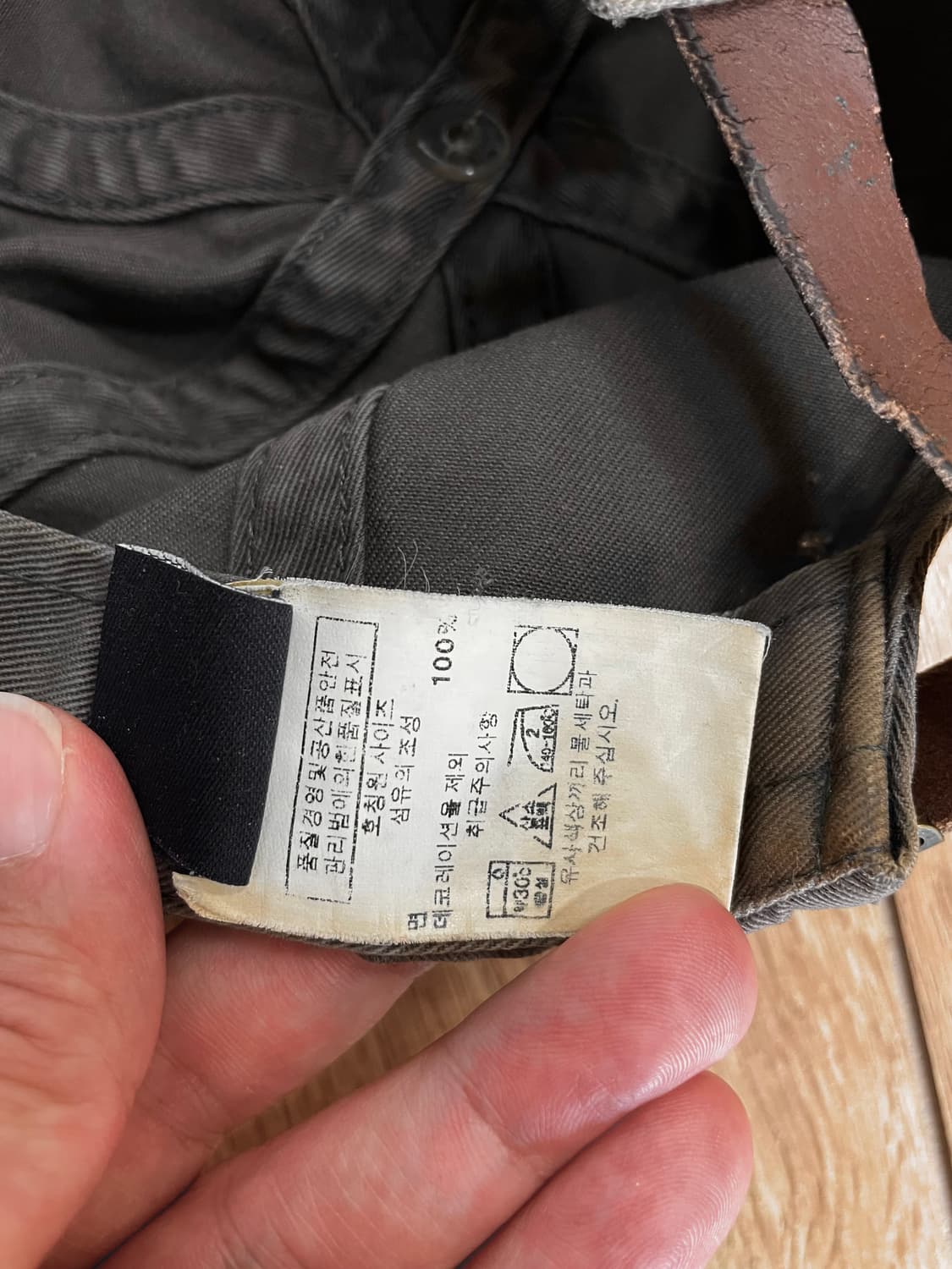 택포) 갭 gap 선페이드 빈티지 볼캡 모자 (레더 스트랩) 상품이미지5