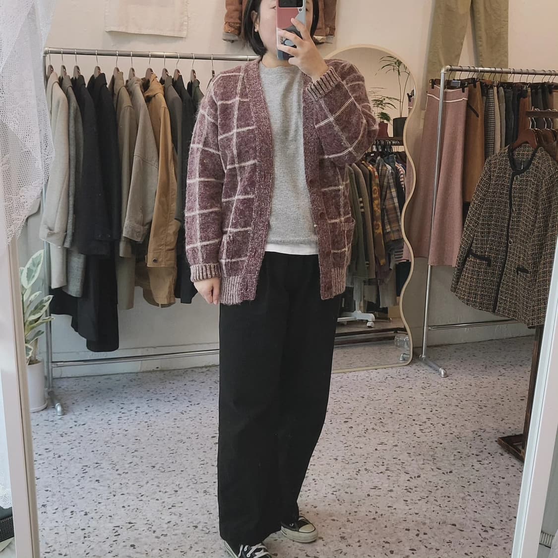 Pride 브릭레드 헤비니트 울가디건 상품이미지10