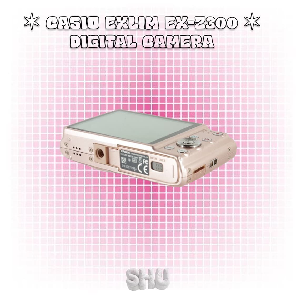 카시오 엑슬림 EX-Z300 빈티지 레트로 디카 디지털카메라 핑크 상품이미지3