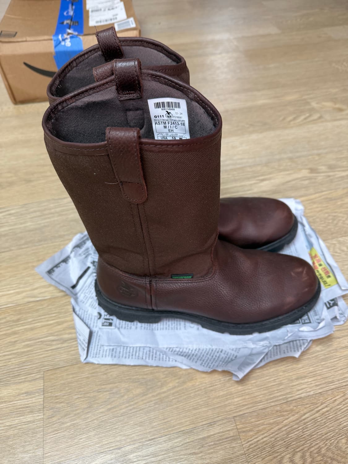 조지아 웰링턴 부츠 us10W 풀박 상품이미지6