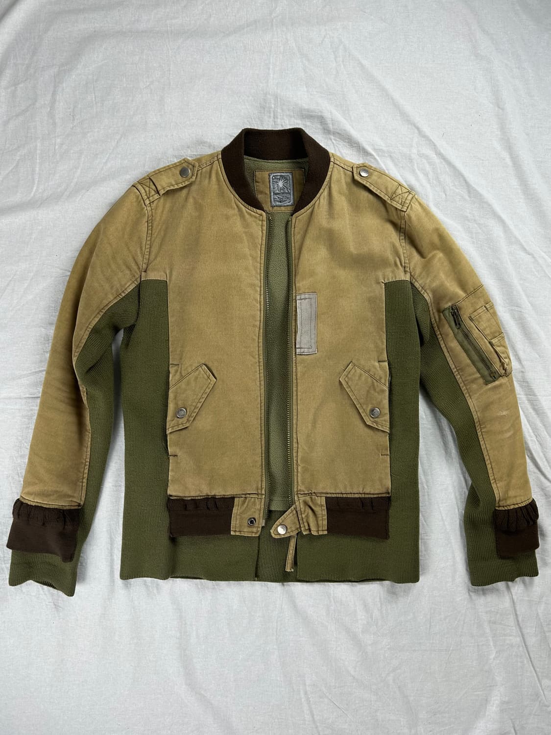 MIHARA YASUHIRO  하이브리드 봄버 자켓 상품이미지4