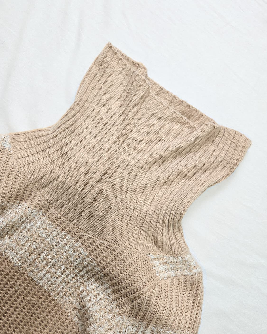 2000's 일본 y2k 크림라떼 니트  상품이미지3