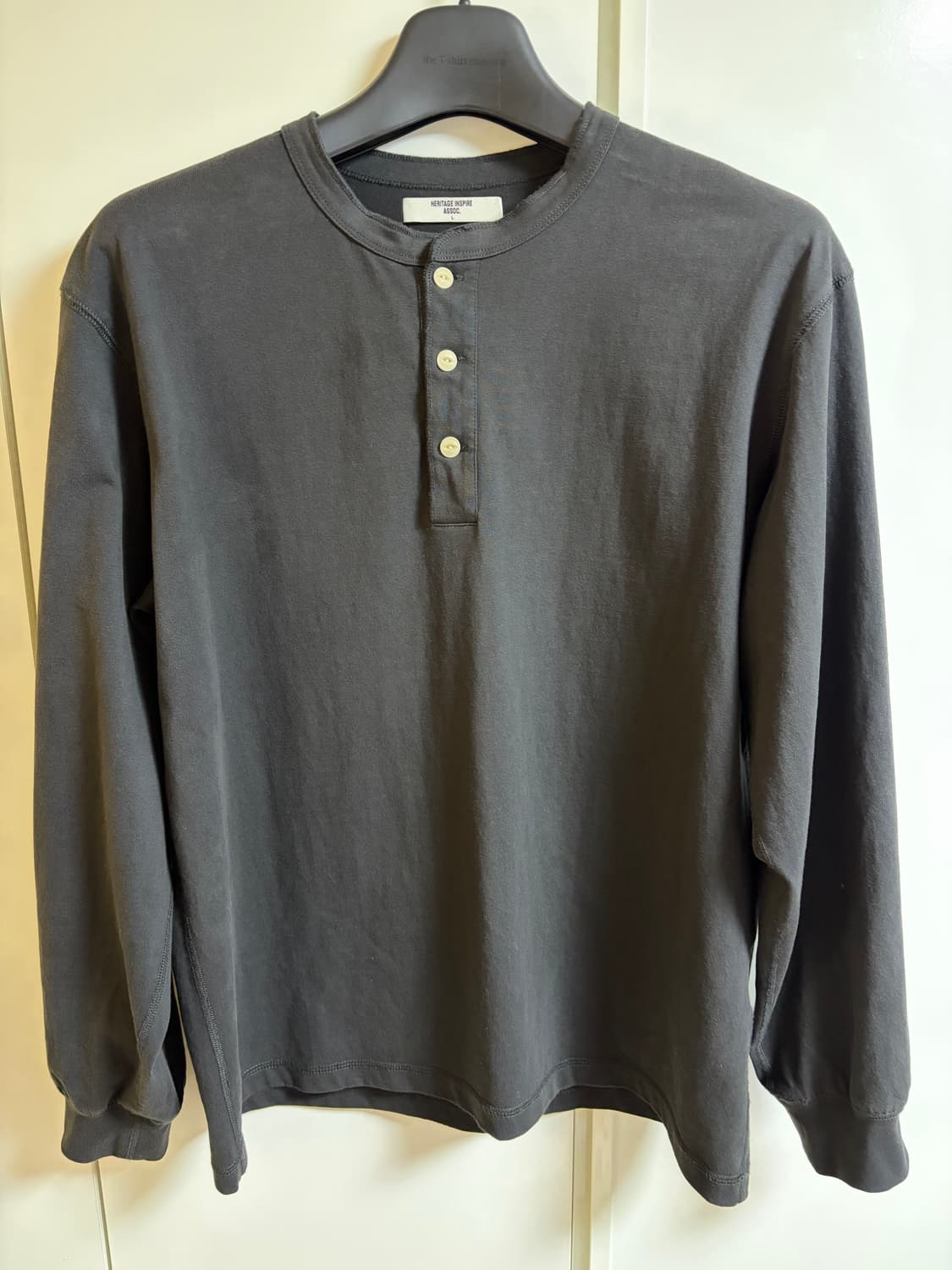 유니온블루 헨리넥 롱슬리브 그라파이트 L사이즈 상품이미지2