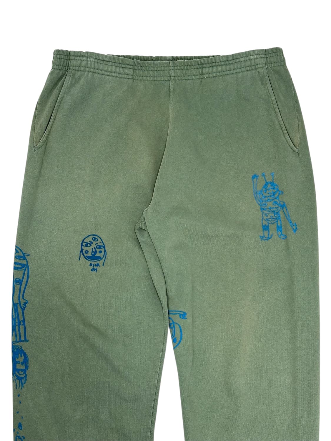 Brain Dead Green PandTY Lounge Pants 상품이미지4
